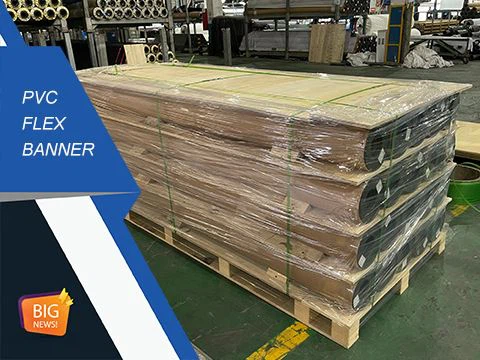 PVC Flex Banner MOQ inférieur avec une protection parfaite pour le transport ...